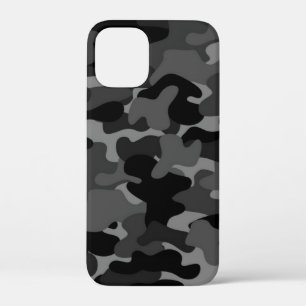 Grey Black Camo iPhone 12 Mini Case