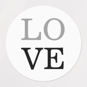 Grey Black Script Love Wedding 