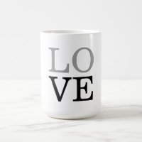 Grey Black Script Love Wedding