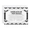 Grey & Black White Chevron Wedding Reception ONLY