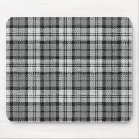 Grey Blackwatch Tartan Plaid Design