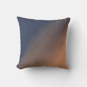Grey-blue and beige gradient.  cushion