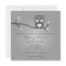 Grey, Blue and Brown Owl Invitation