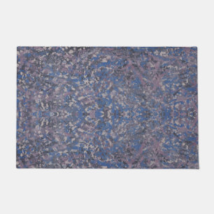Grey, Blue and Purple Doormat