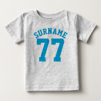 Grey & Blue Baby | Sports Jersey Design T-Shirt