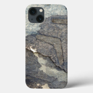 grey-blue background watercolor 2 iPhone 13 case
