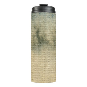 grey-blue background watercolor 6 thermal tumbler