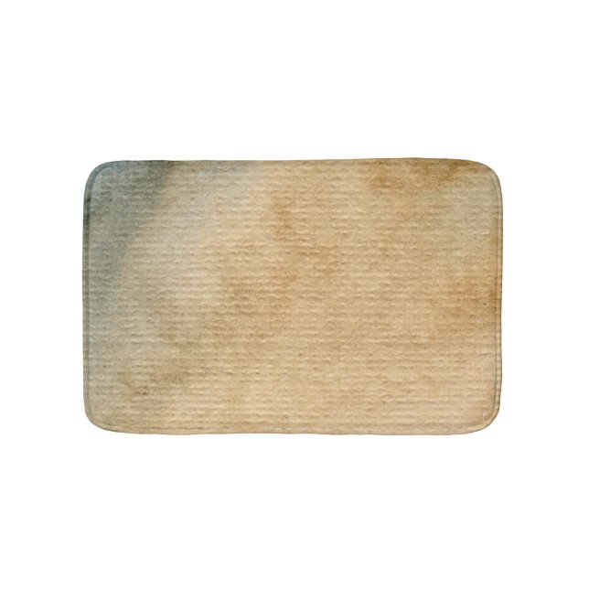 grey-blue background watercolor 7 bath mat (Front)