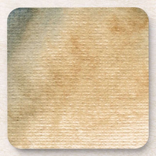 grey-blue background watercolor 7 coaster (Front)