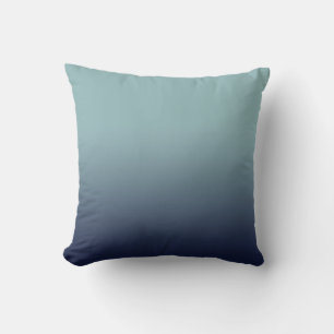 Grey-blue gradient. cushion