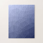Grey Blue gradient geometric mesh pattern Triangle Jigsaw Puzzle<br><div class="desc">Grey blue Triangle geometric mesh with light dark blue ombre gradient.</div>