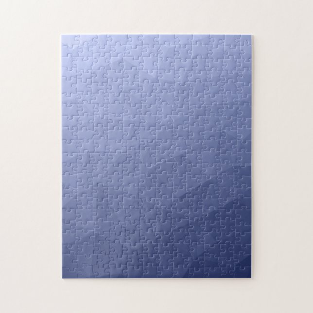 Grey Blue gradient geometric mesh pattern Triangle Jigsaw Puzzle (Vertical)