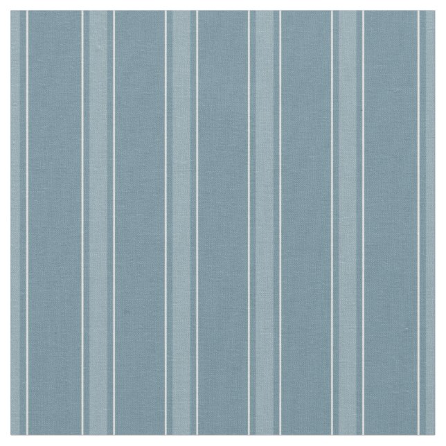 Grey Blue & Light Grey Blue Stripes Fabric (Close Up)