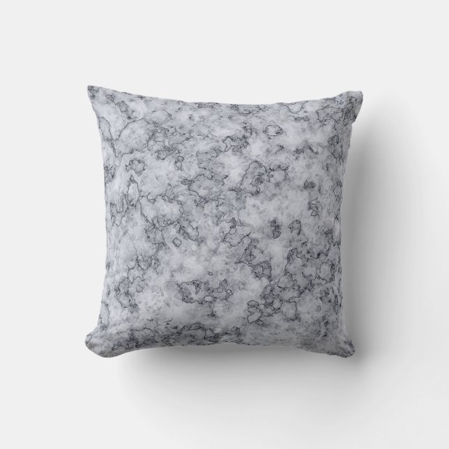 Grey Blue marble Cushion (Front)