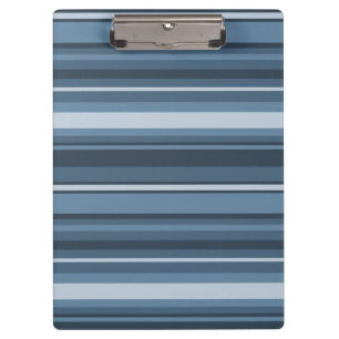 Grey-blue stripes clipboard