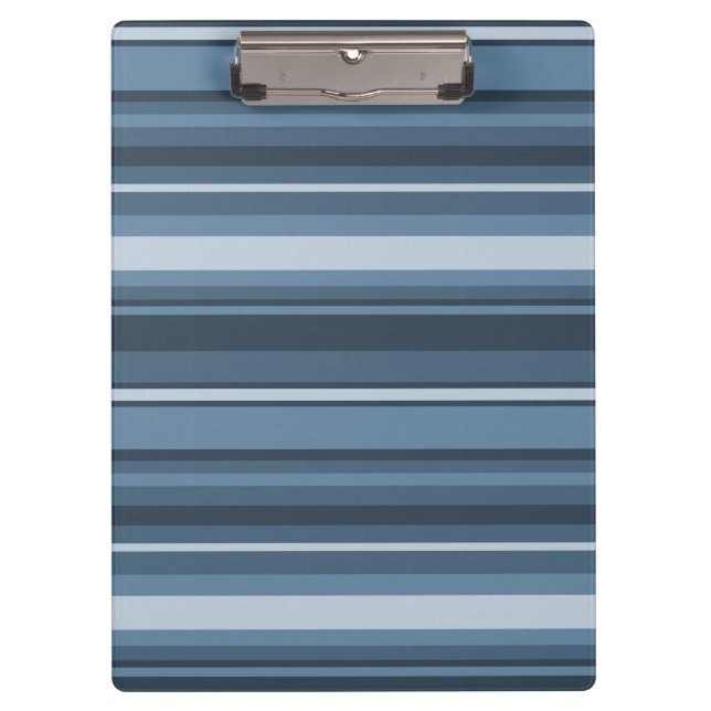 Grey-blue stripes clipboard (Front)