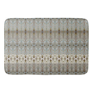 Grey Blue Watercolour Floor Mat