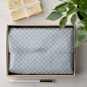 Grey Blue with White Daisy issue Paper