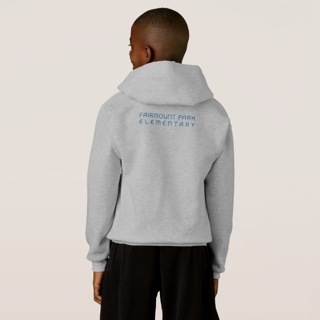 Grey Boys Hoodie (Back Full)