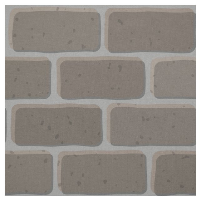 Grey Brickwall Fabric (Swatch)