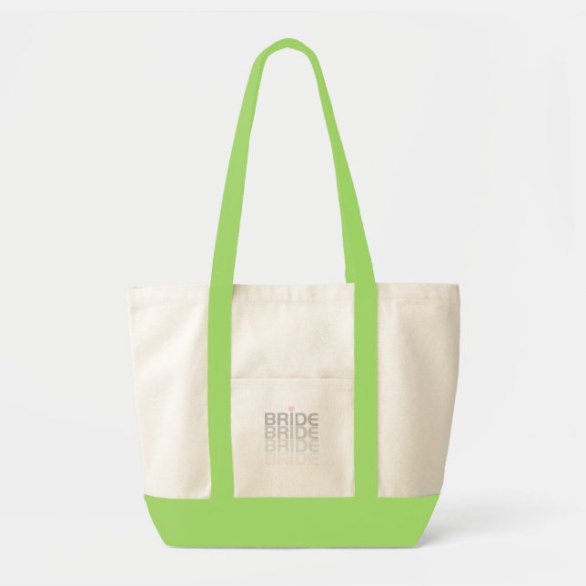 Grey Bride Fade Tote Bag (Front)