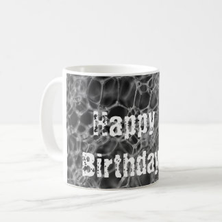 Grey Bubble Design Coffee Mug