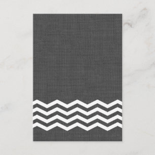 Grey Burlap RSVP