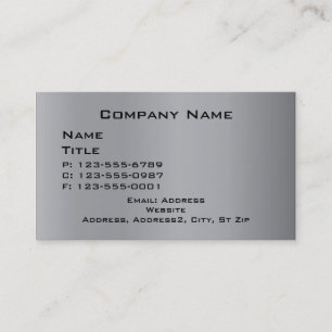 Grey Business Cards