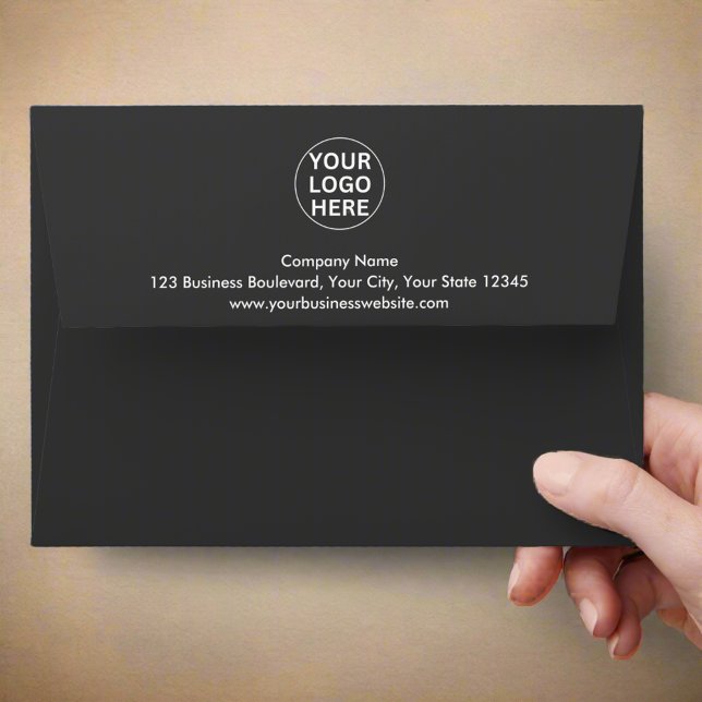 Grey Business Logo Promotional Corporate Branding Envelope (Creator Uploaded)