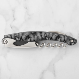 Grey Butterflies Print Corkscrew