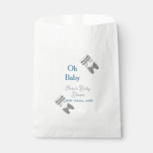 Grey butterfly blue baby shower oh baby modern ext