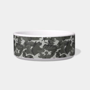 Grey Camouflage Pattern, Military Pattern, Army Bowl