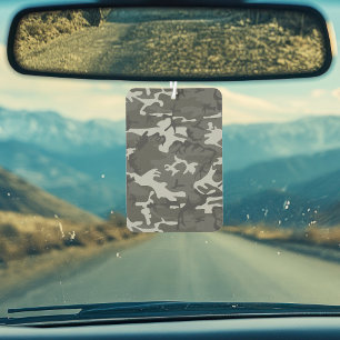 Grey Camouflage Pattern, Military Pattern, Army Car Air Freshener