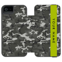Grey Camouflage Pattern, Your name, Personalise