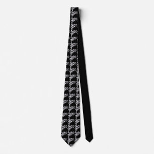 Grey Camouflage Snowmobile Tie