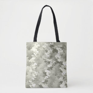 Grey Camouflage Tote Bag