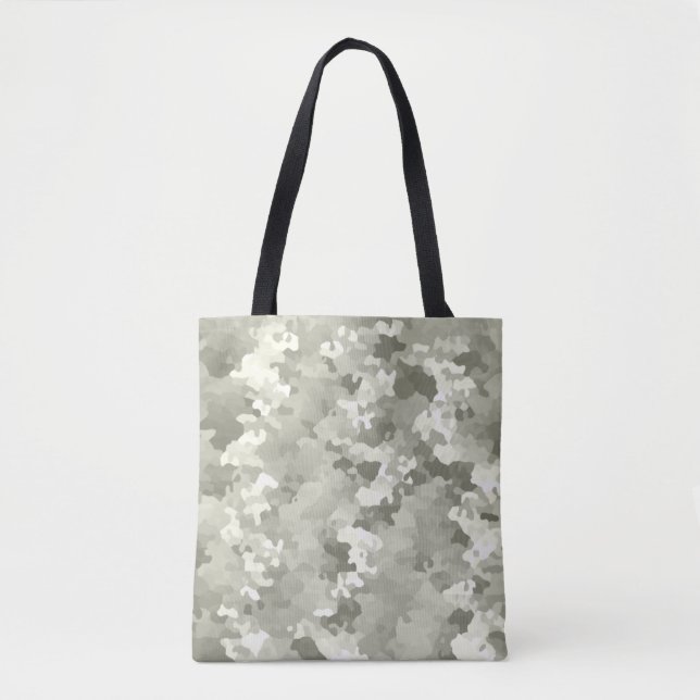 Grey Camouflage Tote Bag (Front)