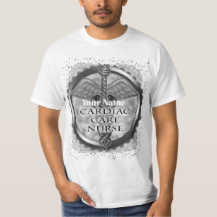 Grey Cardiac Care Nurse  T-Shirt