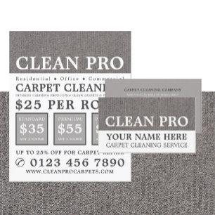 Grey Carpet, Carpet Cleaners, Cleaning Service Flyer