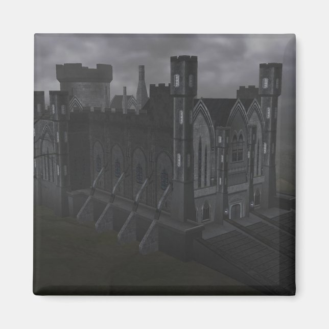 Grey Castle Magnet (Front)