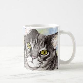Grey Cat Coffee Mug