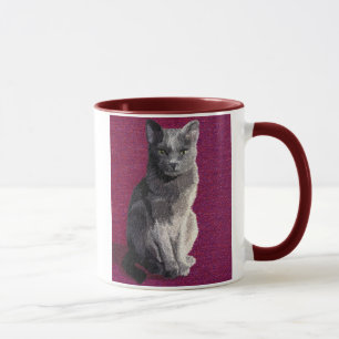 Grey Cat Mug