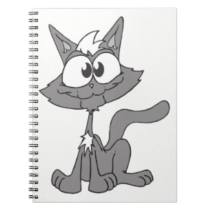 Grey Cat Notebook