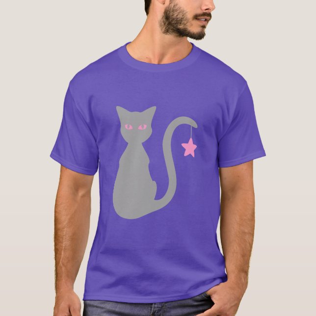 Grey Cat T-Shirt (Front)
