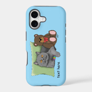 Grey Cat Teddy Bear