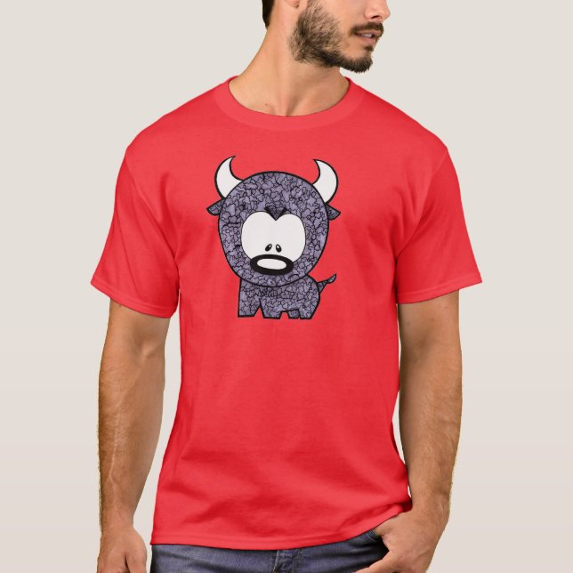 GREY CEMENT BULL T-Shirt (Front)