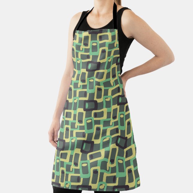 Grey Chain Link  Apron (Insitu)
