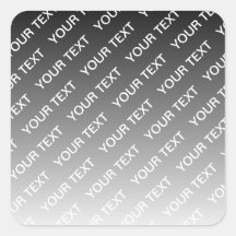 Grey (changeable colour) Ombre & Text Pattern