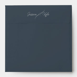 Grey Charcoal Solid Stationery Coloured Envelope