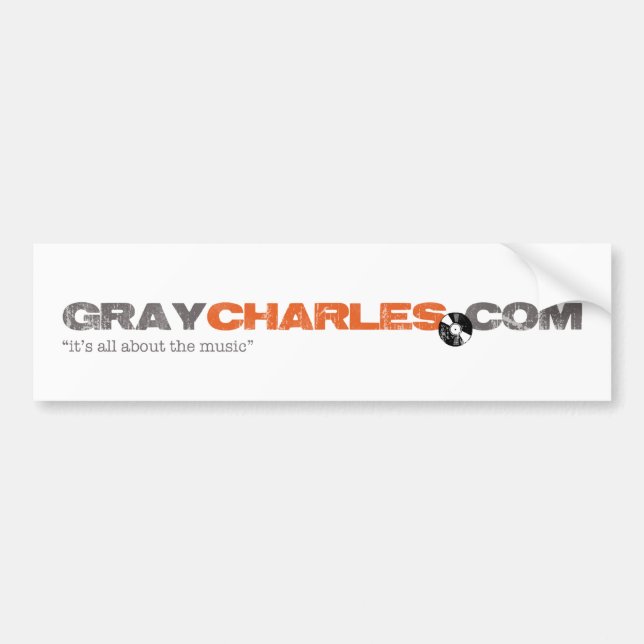 Grey Charles -  Bumper Sticker (Front)
